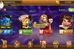 网狐8899电玩城911棋牌组件两套UI+搭建教程