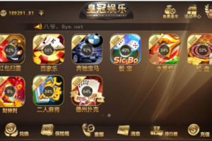 八月最新更新皇冠娱乐大繁星德州21点等多游戏微星二开ui+双端app