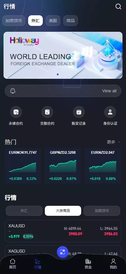 【全新JAVA带跟单综合交易所】加密货币+外汇+期货+全球股票+全开源综合交易所源码