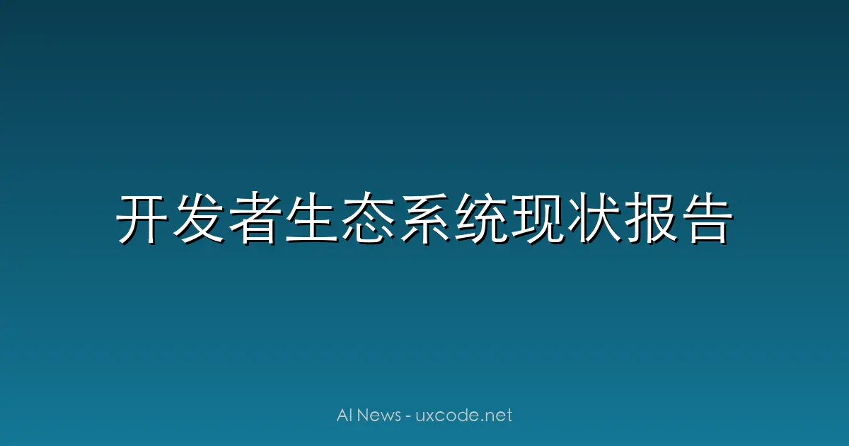开发者生态系统现状报告
